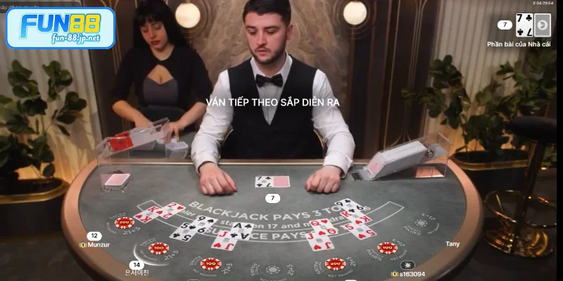 Một số chiến thuật chơi Blackjack tại FUN88 có lợi