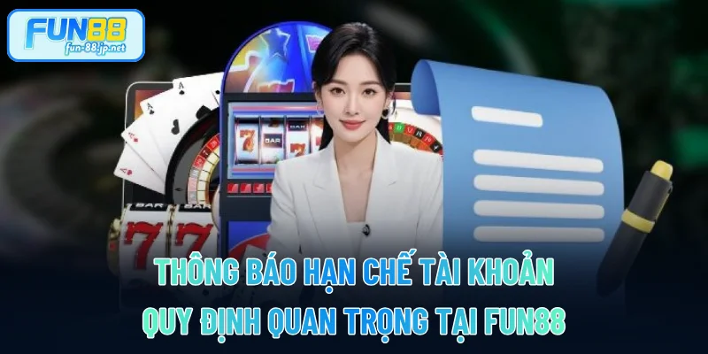 Thông Báo Hạn Chế Tài Khoản - Quy Định Quan Trọng Tại FUN88